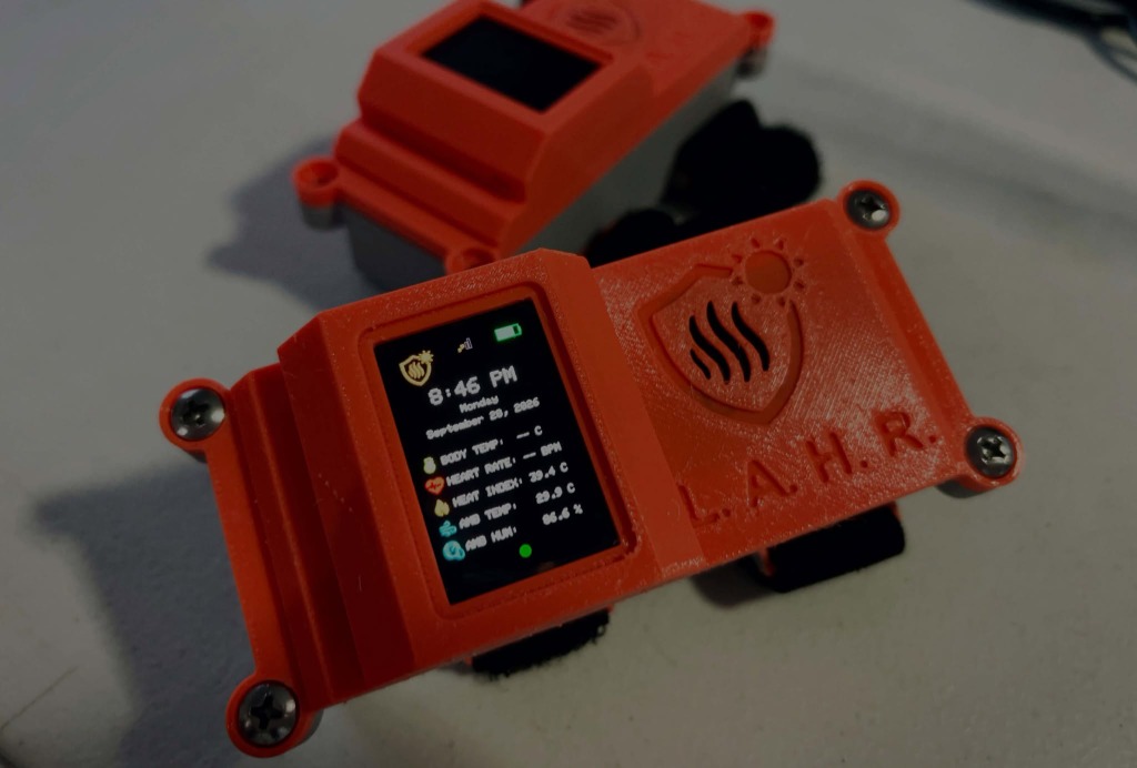 HeatShield IoT Smartwatch Physical Prototype Hardware by LAHR